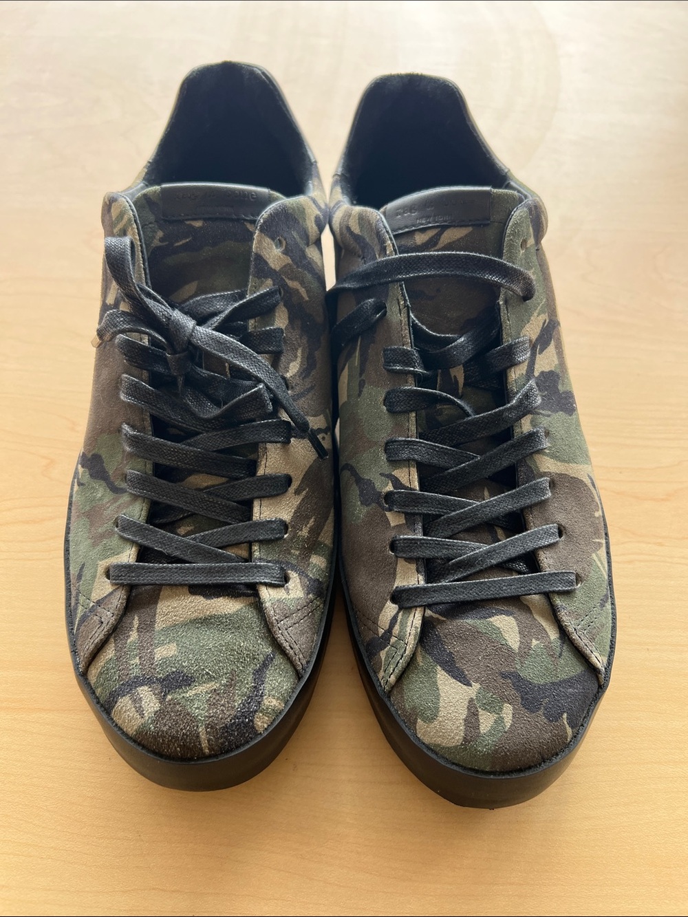 rag & bone Men's Camouflage Low-Top Sneakers - Green & Brown